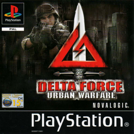Delta Force Urban Warfare box art for Playstation